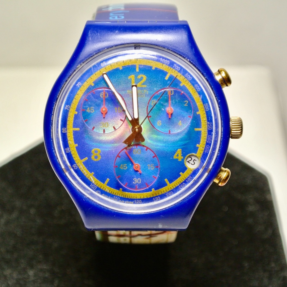 Vintage 1996 Swatch Watch SPEZIAL JOHNSON SCZ400